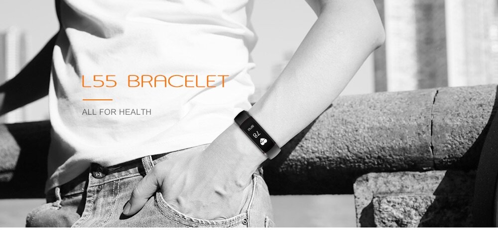 L55 Blood Pressure Heart Rate Monitor Healthy Smart Bracelet L55 Blood Pressure Heart Rate Monitor Healthy Smart Bracelet
