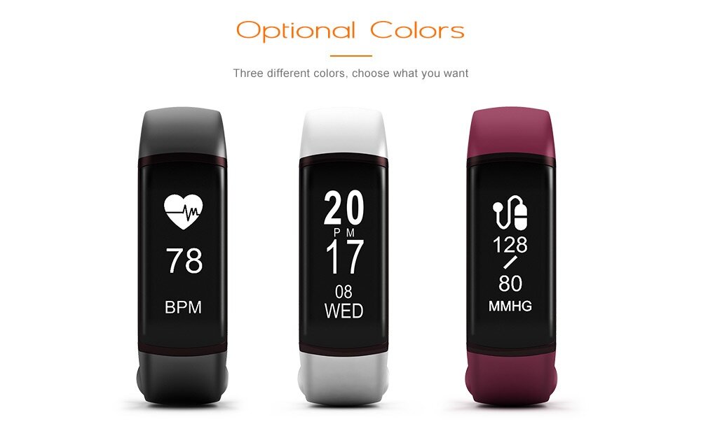 L55 Blood Pressure Heart Rate Monitor Healthy Smart Bracelet L55 Blood Pressure Heart Rate Monitor Healthy Smart Bracelet
