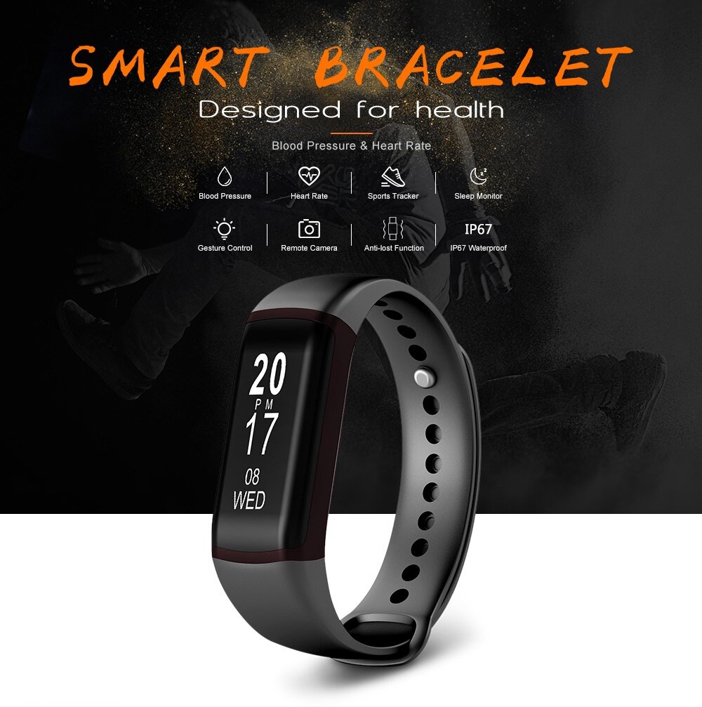 L55 Blood Pressure Heart Rate Monitor Healthy Smart Bracelet L55 Blood Pressure Heart Rate Monitor Healthy Smart Bracelet