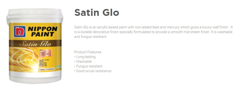 Nippon Paint Satin Glo Premium 1 Color Curling Bark N 1853 T 5l Presto Paints Accessories