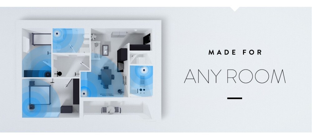 Echo Dot in any room