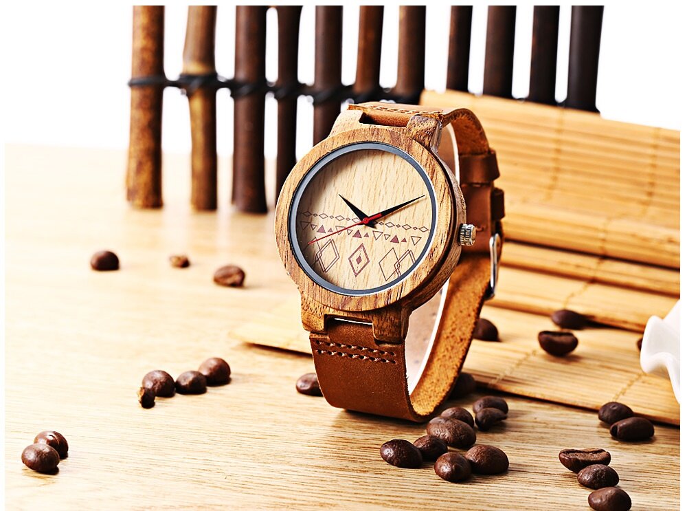 BOBO BIRD C19 Unisex Quartz Watch Wooden Case Japan Movt Genuine Leather Band Wristwatch BOBO BIRD C19 Unisex Quartz Watch Wooden Case Japan Movt Genuine Leather Band Wristwatch