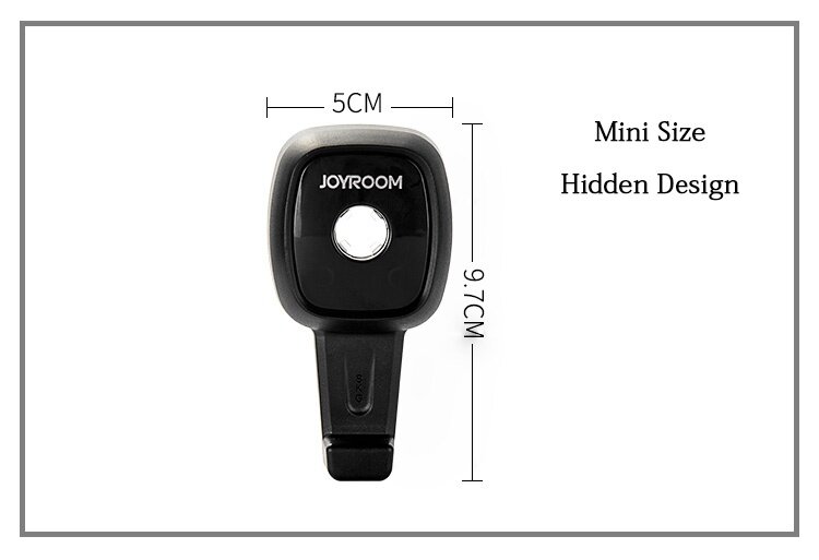 JOYROOM ZS117 Car Seat Hook Space-saving Hanger Multi-functional Car Accessory 2PCS - Black