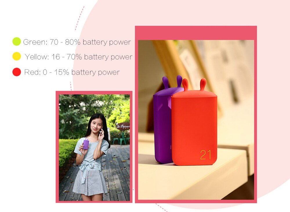 ROMOSS Lovely 6000mAh Portable Universal External Battery