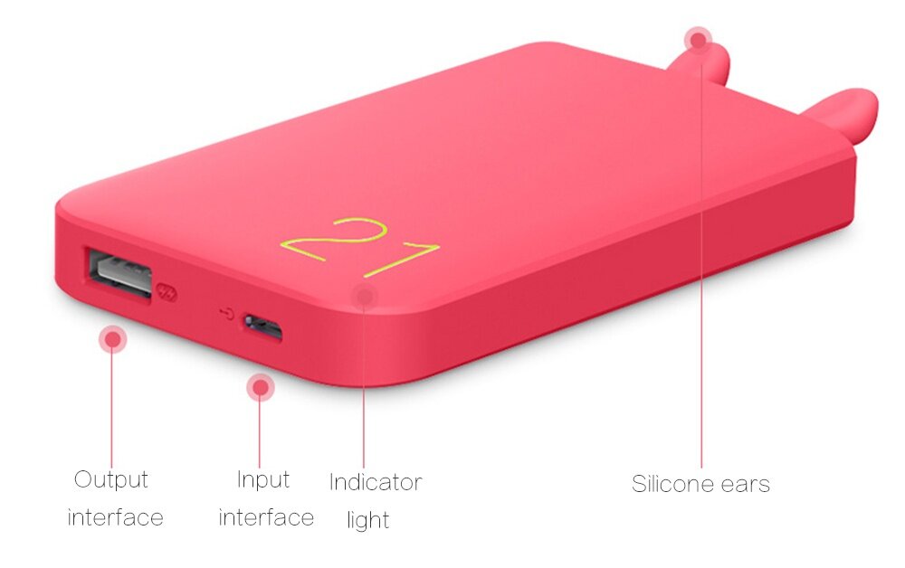 ROMOSS Lovely 6000mAh Portable Universal External Battery