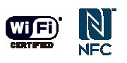 built-in NFC/Wi-Fi®
