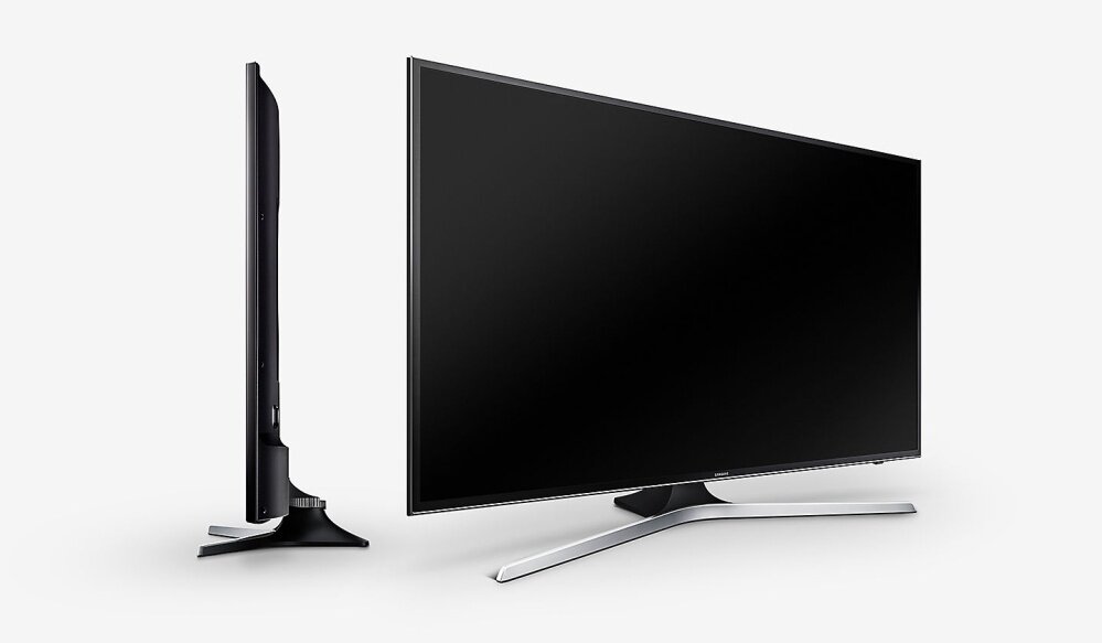 MU6100 Flat Smart 4K UHD TV: Slim design