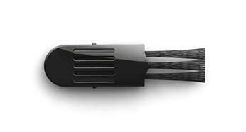 Brush for easy cleaning of the precision trimmer
