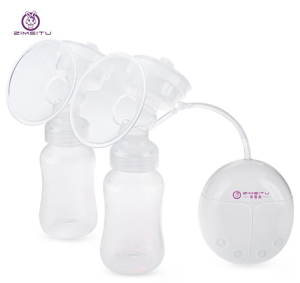 DOUBLE BPA FREE MASSAGE INTELLIGENT MICROCOMPUTER ELECTRIC BREAST PUMP As Shown As Pictured