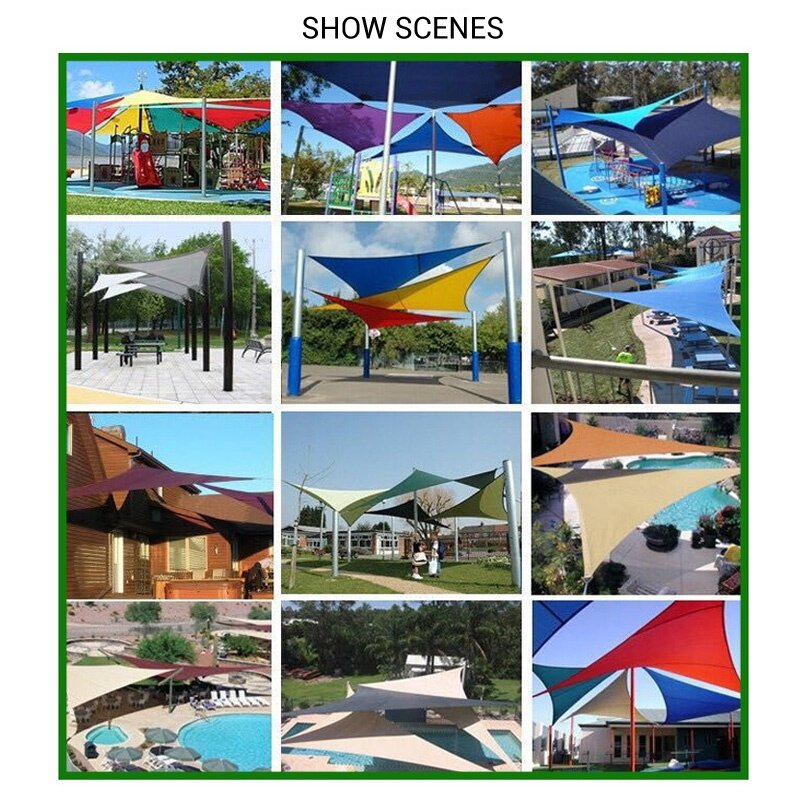 Generic Sun Shade Sail 3.5M Triangle Water Resistant Canopy Patio