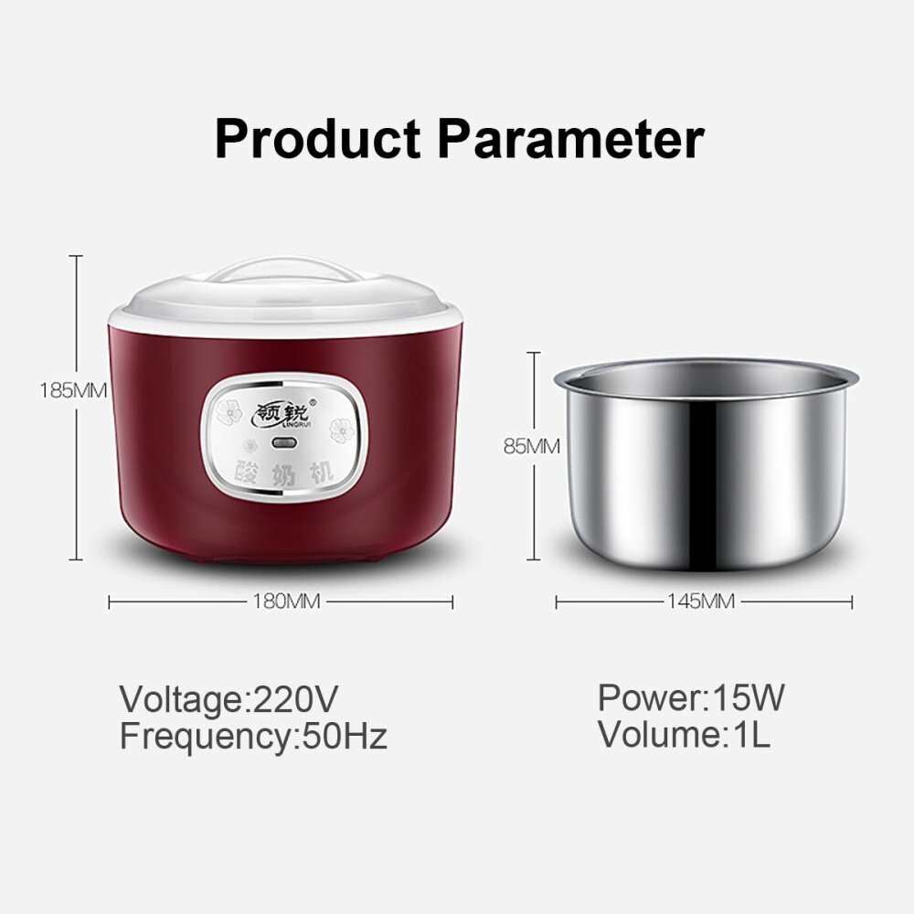 Generic 2018 Flora Greek Yogurt Yoghurt Maker Automatic Rice Machine