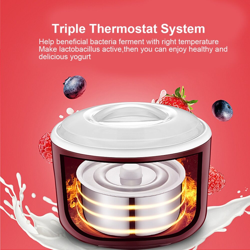 Generic 2018 Flora Greek Yogurt Yoghurt Maker Automatic Rice Machine