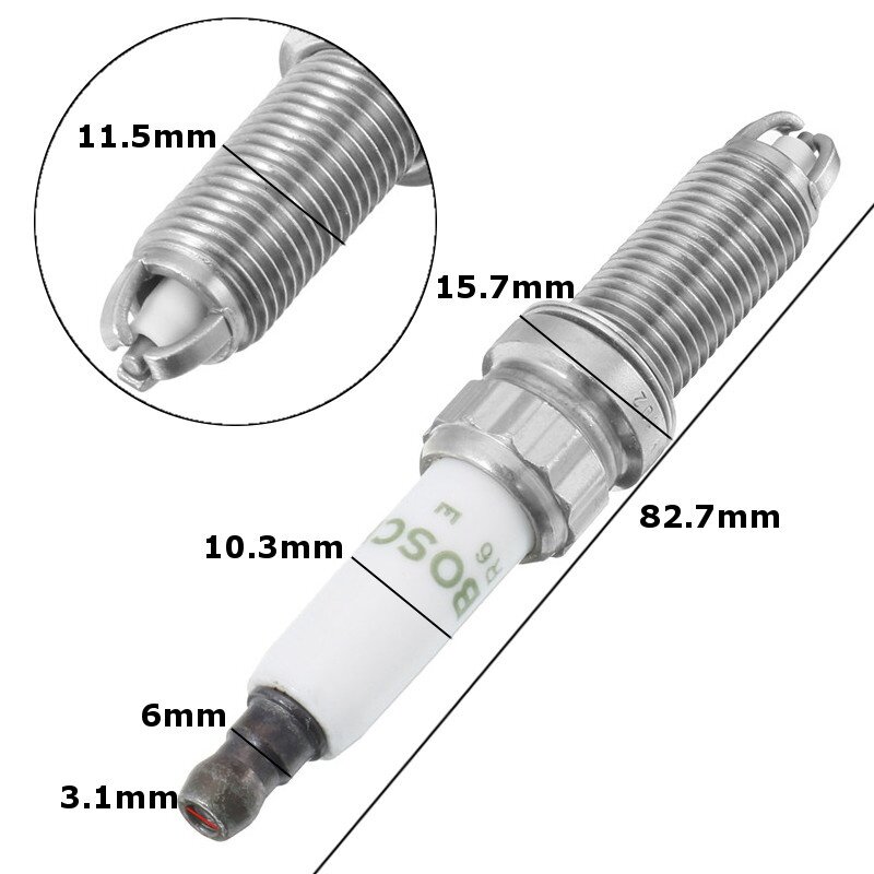 Generic 6PCS Spark Plugs Fit For BMW E60 E90 E92 E93 135i 335i 535i NEW ...