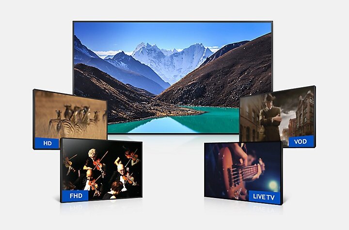 UHD upscaling enhances the quality of all of your viewing