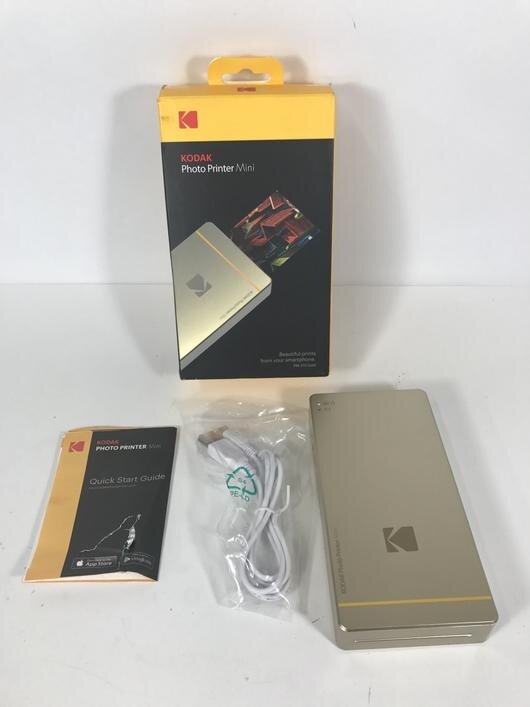 KODAK PM-210G Gold Photo Printer Mini for iPhone and Android
