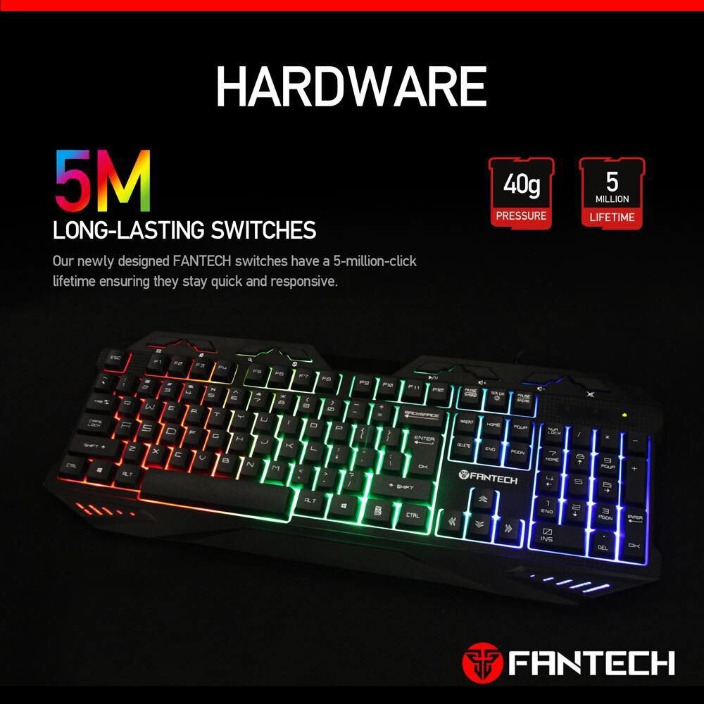 fantech k10 backlit pro gaming keyboard for desktop laptop lazada fantech k10 backlit pro gaming keyboard for desktop laptop lazada