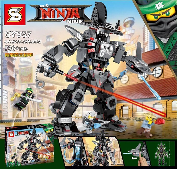 The S Sy 957 Ninja Movie Garma Mecha Man Building Block Set Pgmall