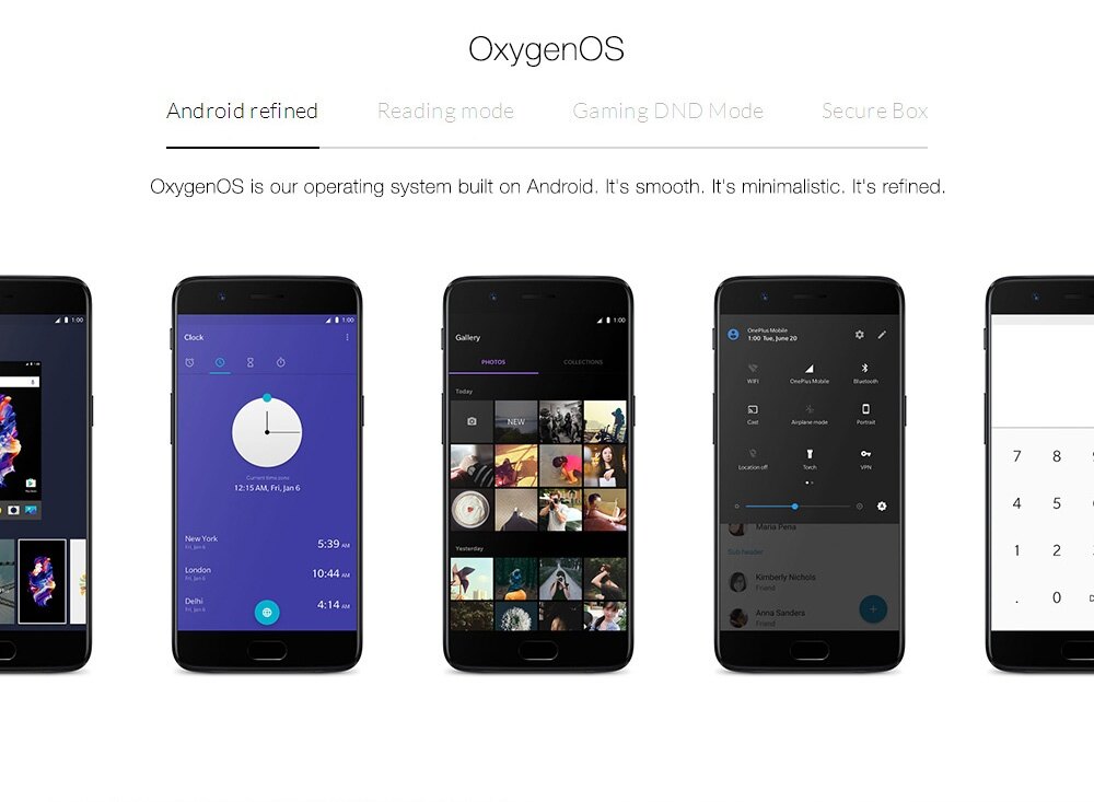[Official Global ROM]OnePlus 5 5.5 Inch Smartphone FHD 6GB 64GB Snapdragon 835 Octa Core 20.0MP + 16.0MP Dual Rear Cam Android 7.1 NFC Dash Charge Touch ID Type C - Slate Gray