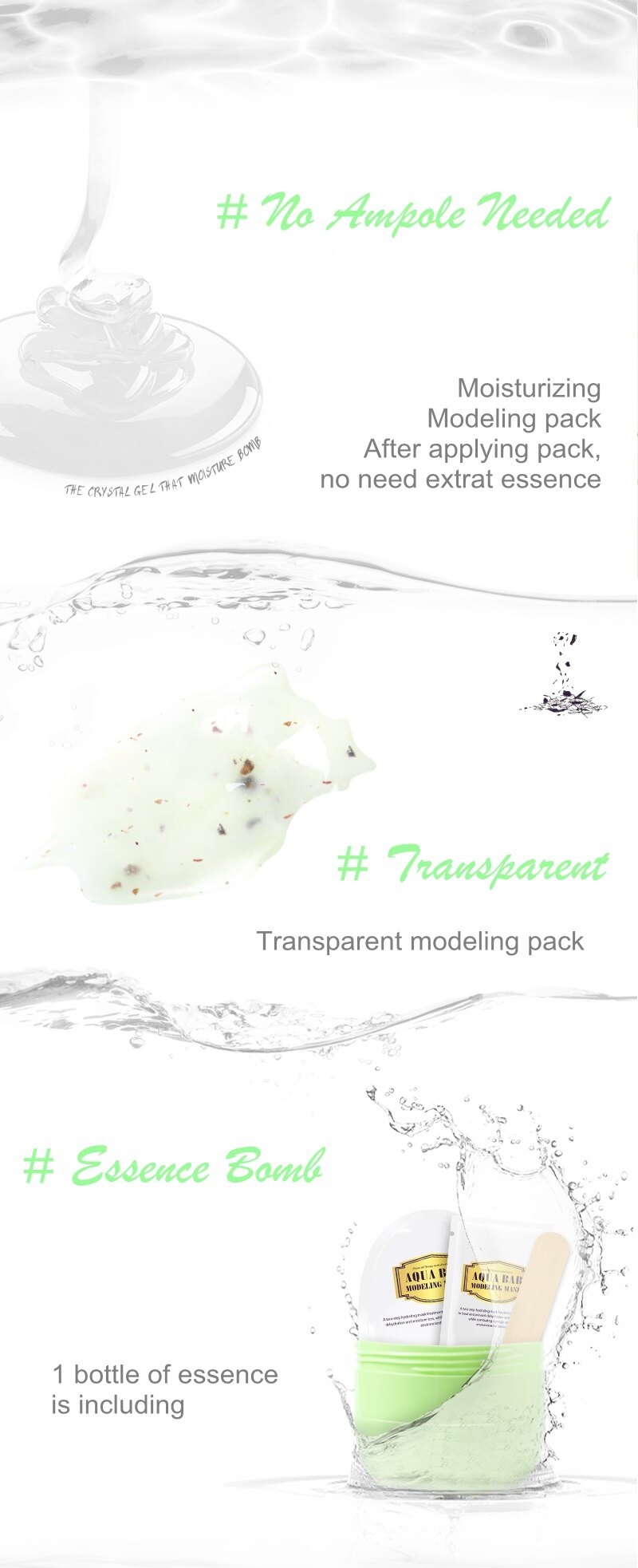 23 years old aqua bab modeling mask pack