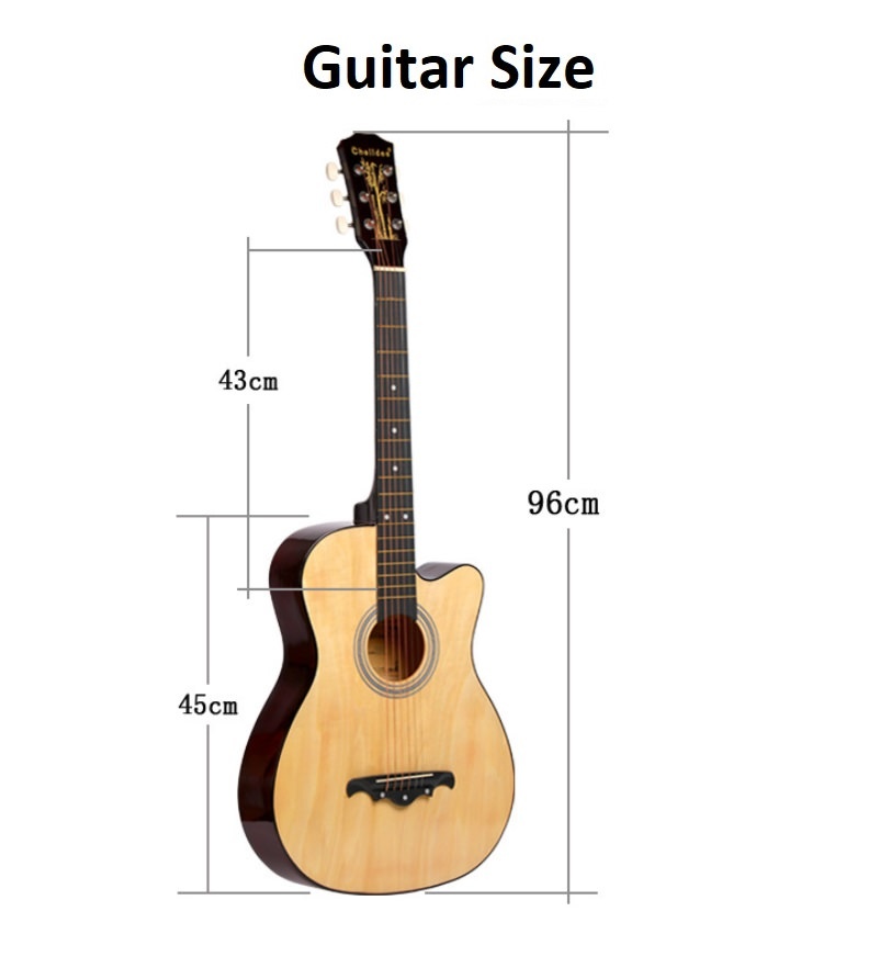 38 Inch Electric Acoustic Guitar - Acoustic Guitar 38 Inch With Guitar Bag Capo Clamp And Pick 7209 Malaysia