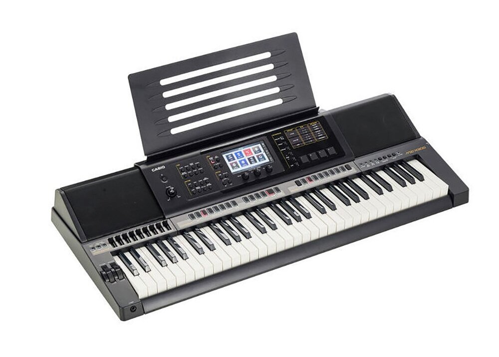 61 Key Casio MZ-X300 Electronic Keyboard Piano Organ 900 Preset Tones 280 Rhythms 4Phrase Pads Color Touch LCD XY-Graph Parametric EQ Drabar Organ Real Time