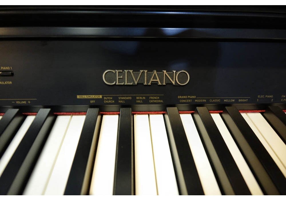 88 Key 2 AP-460 BK Celviano Piano Bench 18 New Enhanced Tones Hall Simulator (4 types) Multi-dimensional Morphing AiR Sound Source