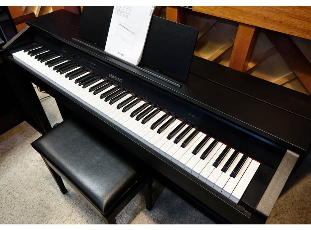88 Key 2 AP-460 BK Celviano Piano Bench 18 New Enhanced Tones Hall Simulator (4 types) Multi-dimensional Morphing AiR Sound Source