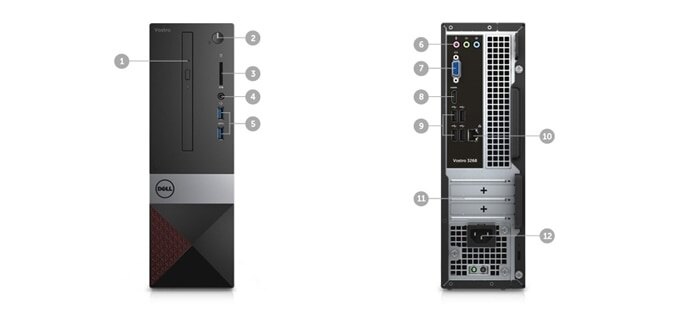 Dell Vostro 3268 SFF Business Class Desktop PC (i5-7400 3.50Ghz