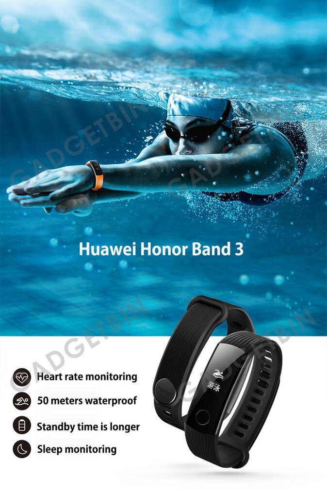 huawei smart band 3e black