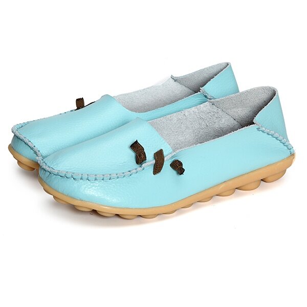 lago azul Manera de las mujeres grandes del tamaño suave cómoda de cuero ocasionales de múltiples vías barco plano zapatos de los holgazanes lago azul Manera de las mujeres grandes del tamaño suave cómoda de cuero ocasionales de múltiples vías barco plano zapatos de los holgazanes