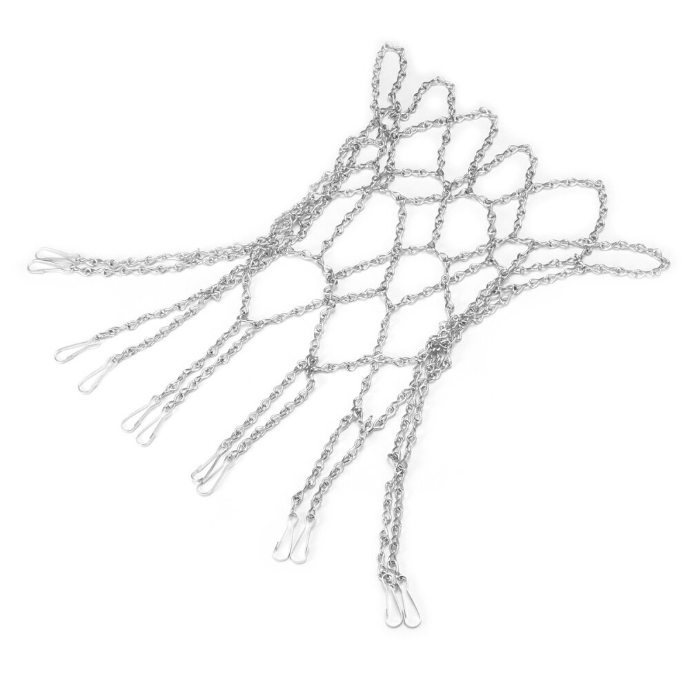 Generic Basketball Metal Chain Net Official Size Rims Hoop 12 Loop