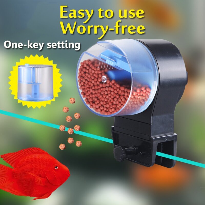 Details Of Automatic Fish Food Feeder Two Boxes Intelligent Timing