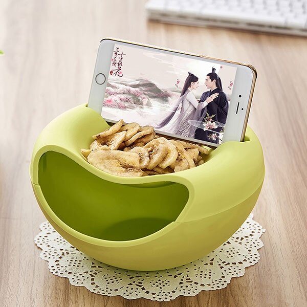 Multifunción caja de almacenaje de frutas Snacks Tuerca Organizador del